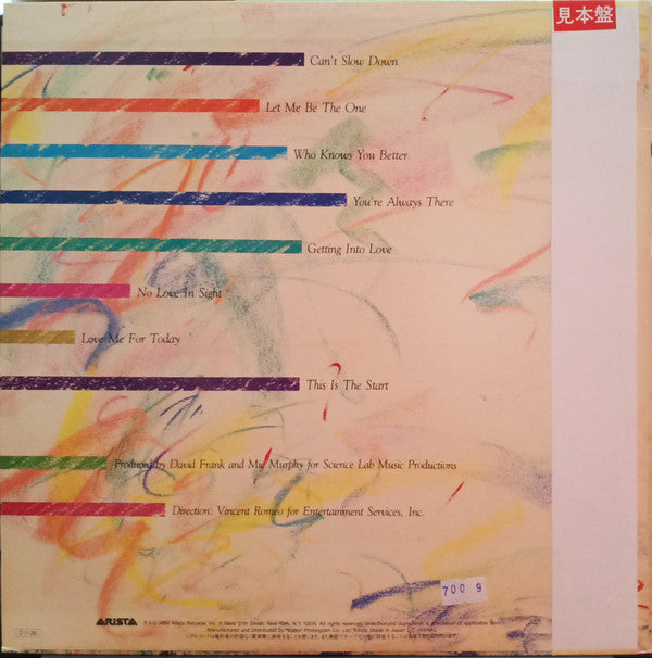 Release: Let Me Be The One-Vinyl-Japan-1984-25RS-237-12369518