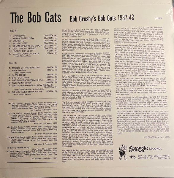 Release: Unknown Release-Vinyl-Australia-1969-S1245-31267124