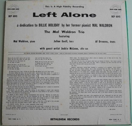 Release: Left Alone-Vinyl-US-1962-6045-19914568