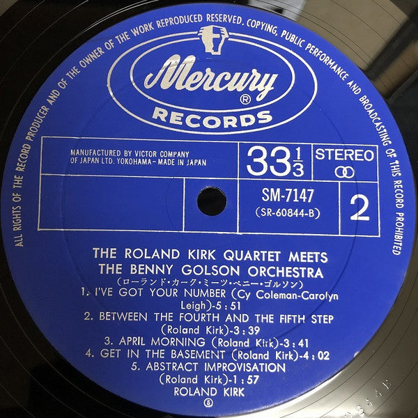 The Roland Kirk Quartet Meets The Benny Golson Orchestra