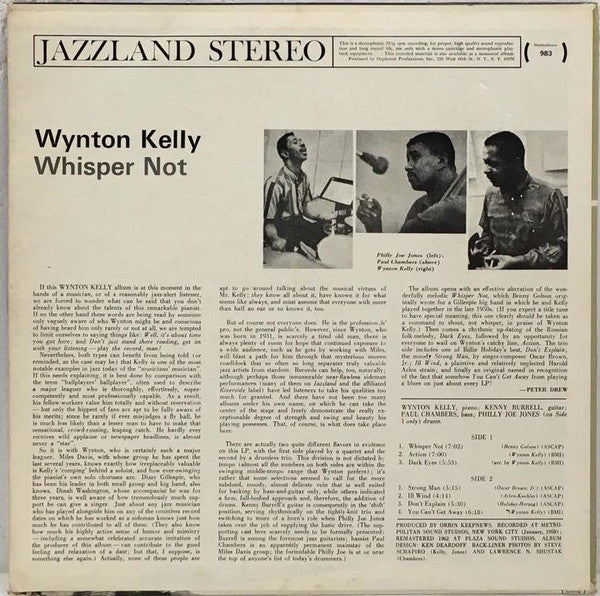 Release: Wynton Kelly-Vinyl-US-1965-JLP 983-26194895
