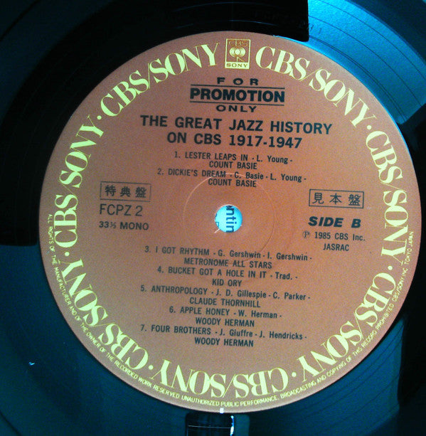 The Great Jazz History On CBS 1917-1947