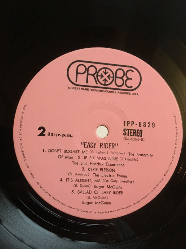 Easy Rider - Songs As Performed In The Motion Picture
