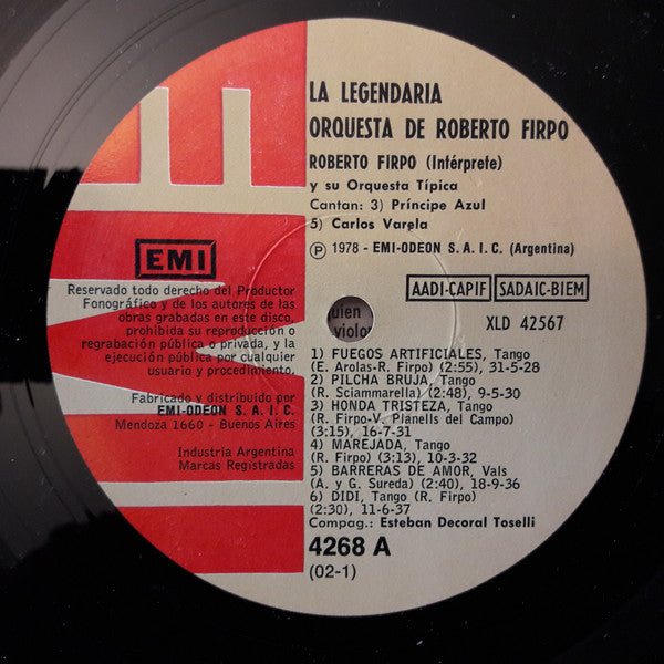 La Legendaria Orquesta De Roberto Firpo