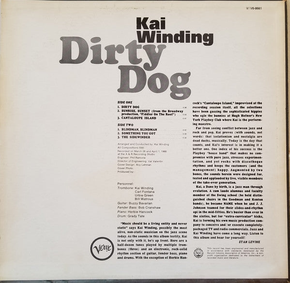 Release: Dirty Dog-Vinyl-US-1966-V6-8661-13026412