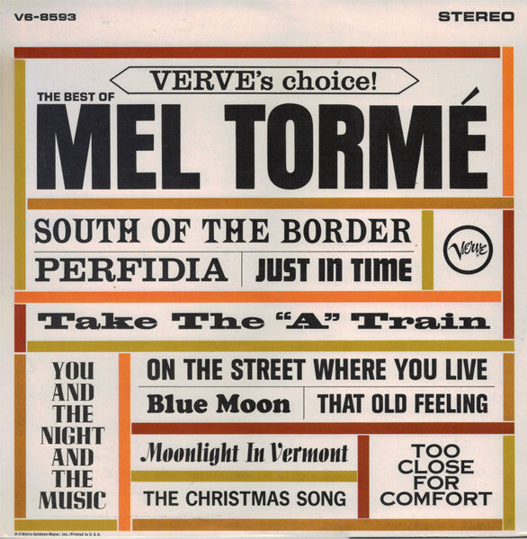 The Best Of Mel Tormé