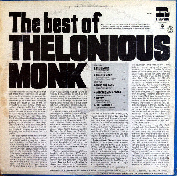 Release: Unknown Release-Vinyl-US-1969-RS 3037, RS-3037-3388668