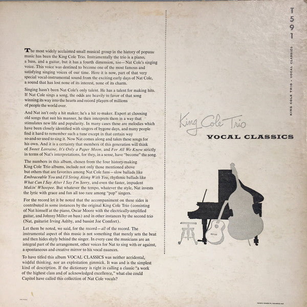 Release: Vocal Classics-Vinyl-US-1956-T-591-6632236