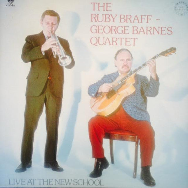Master Release: Live At The New School by Ruby Braff / George Barnes Quartet