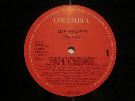 Master Release: The Roof (Back In Time) by Mariah Carey
