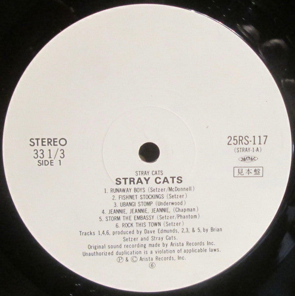 Release: Stray Cats-Vinyl-Japan-1981-25RS-117-9536296