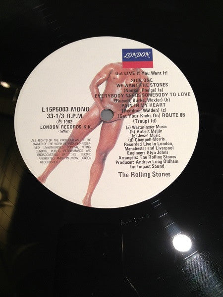 Release: Got Live If You Want It!-Vinyl-Japan-1982-L15P5003, L15P-5003-4856766