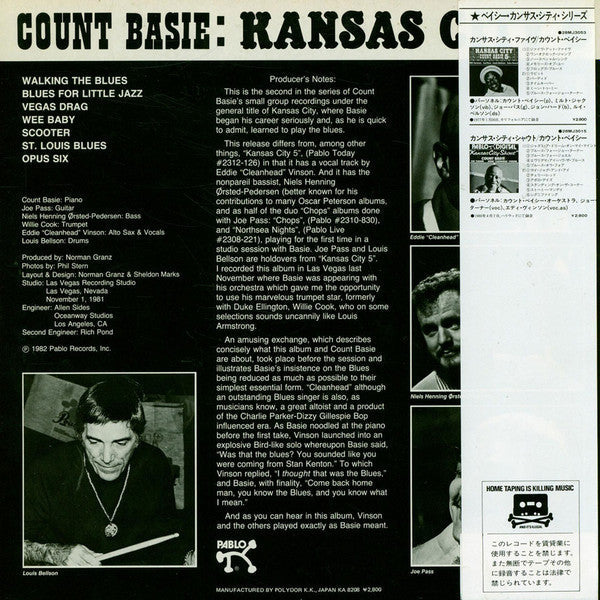 Master Release: Kansas City by Count Basie 6