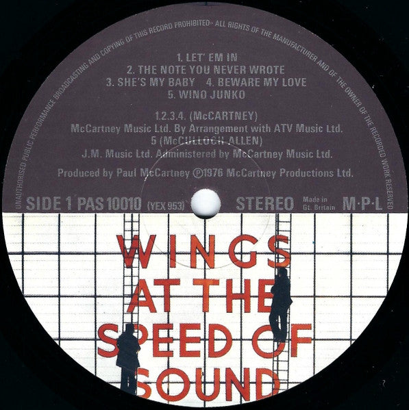 Wings At The Speed Of Sound