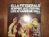 Ella Fitzgerald - Newport Jazz Festival Live At Carnegie Hall,  July 5, 1973 (2xVinyl, Album, LP) Very Good Plus (VG+) / Very Good Plus (VG+)