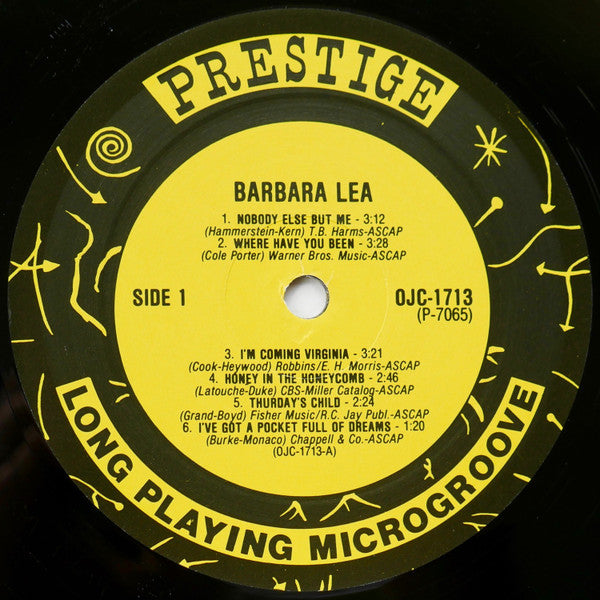 Barbara Lea With The Johnny Windhurst Quintets