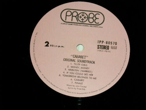 Cabaret - Original Soundtrack Recording