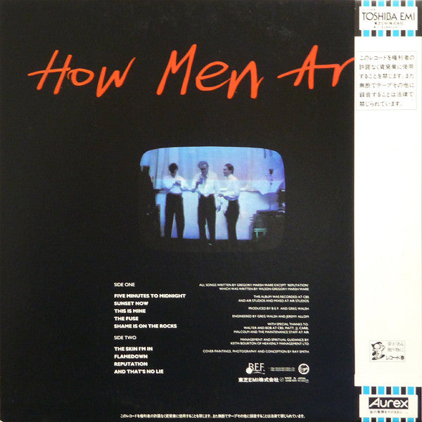 Release: How Men Are-Vinyl-Japan-1984-25VB-1005-3877387