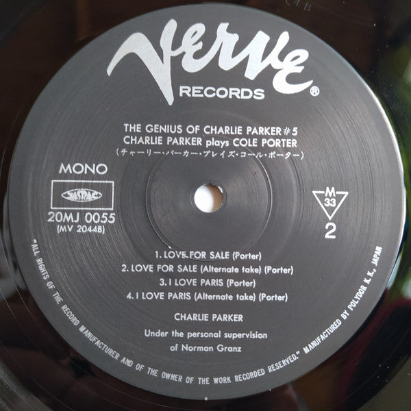 Charlie Parker Plays Cole Porter