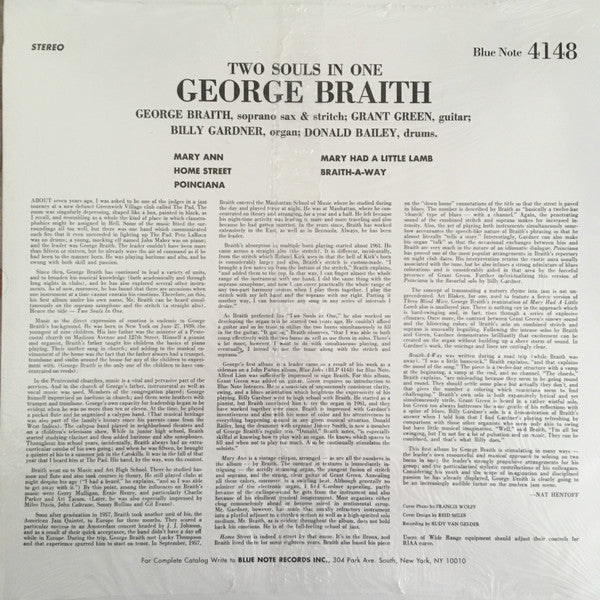 Release: Two Souls In One-Vinyl-US-None-BN-4148, 4148-2891476
