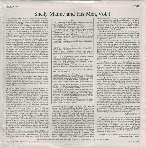 Release: The West Coast Sound Volume 1-Vinyl-US-None-C 3507, C3507-6744700