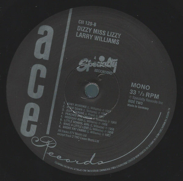 Dizzy Miss Lizzy