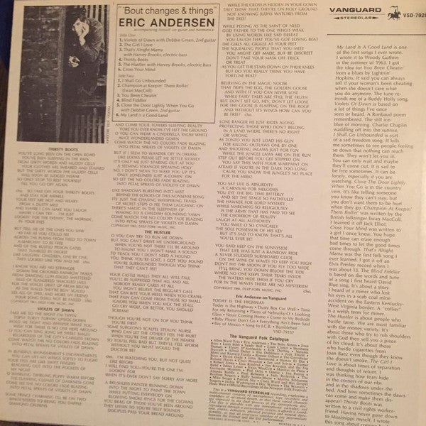 Release: 'Bout Changes & Things-Vinyl-US-1976-VSD 79206-9768466