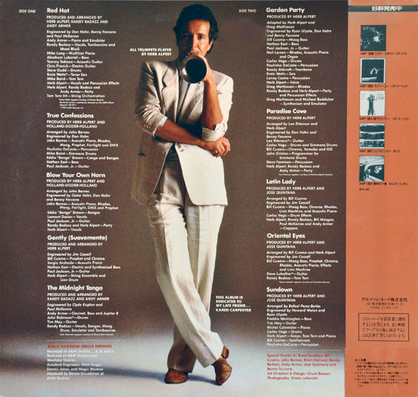 Master Release: Blow Your Own Horn by Herb Alpert