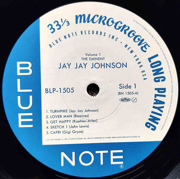 The Eminent Jay Jay Johnson Volume 1
