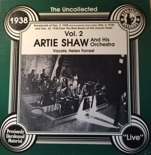 The Uncollected Artie Shaw, Vol. 2, 1938