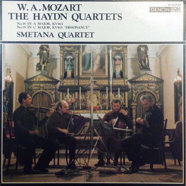 Release: The Haydn Quartets - No.18 In A Major, KV464 / No.19 In C Major, KV465 "Dissonance"-Vinyl-Japan-1975-OX-7039-ND-6440704