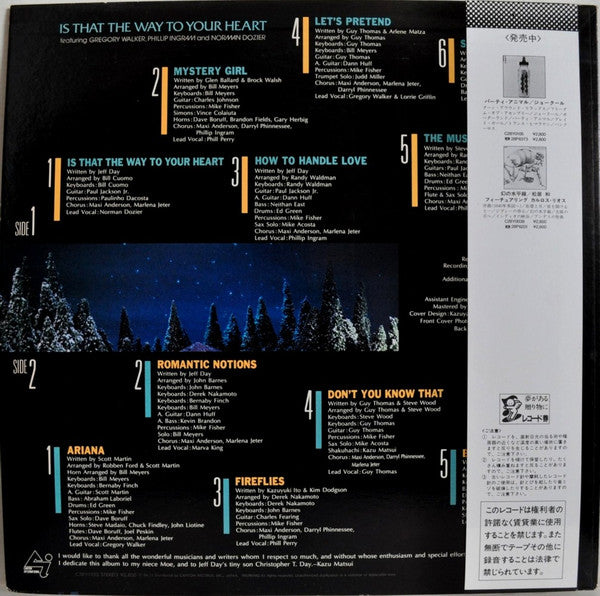 Master Release: Is That The Way To Your Heart by The Kazu Matsui Project