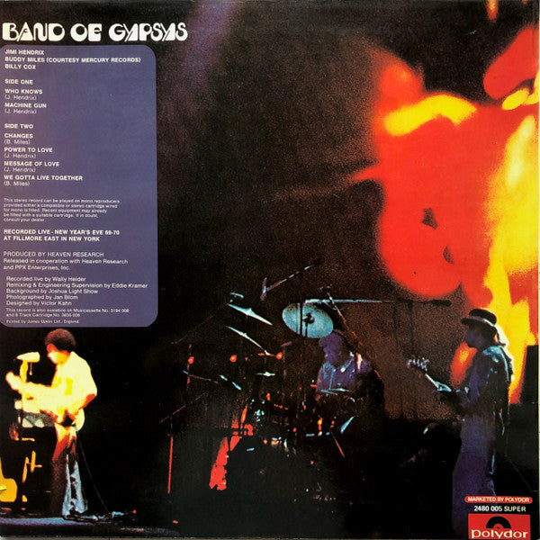 Release: Band Of Gypsys-Vinyl-UK-1970-2480 005-2698548