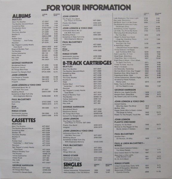 Release: 1967-1970-Vinyl-US-1973-SKBO 3404-5421024