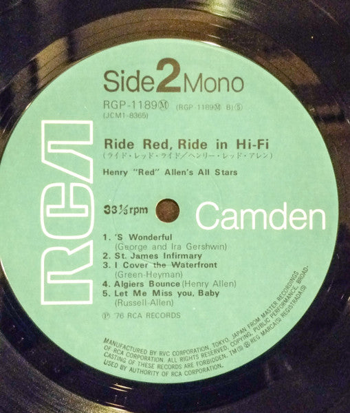 Ride, Red, Ride In Hi-Fi