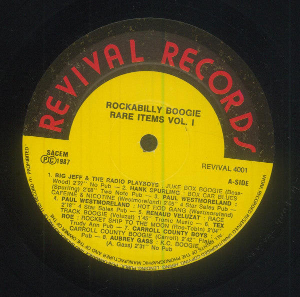 Rockabilly Boogie Rare Items Vol. 1