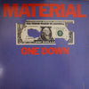 Material - One Down (Vinyl, LP, Album, Stereo) Good Plus (G+) / Very Good (VG)