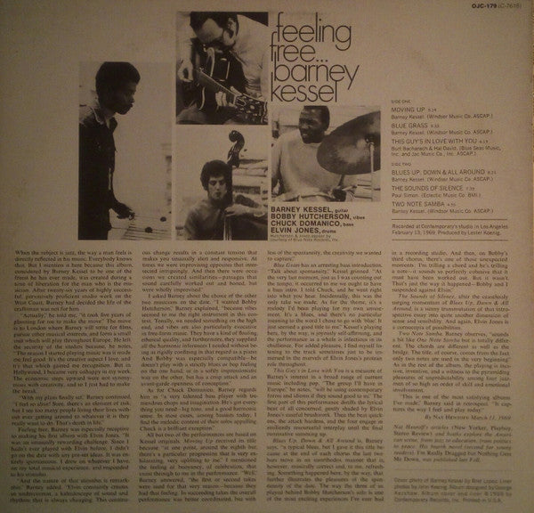 Release: Feeling Free-Vinyl-US-1984-OJC-179, C-7618-4320386