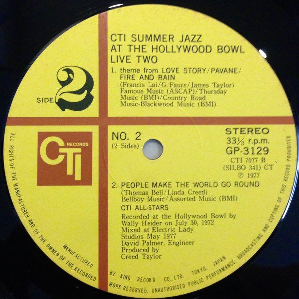 CTI Summer Jazz At The Hollywood Bowl Live Two