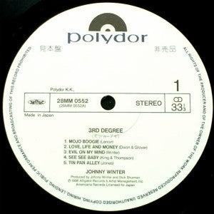 Release: 3rd Degree-Vinyl-Japan-1986-28MM 0552-8768358