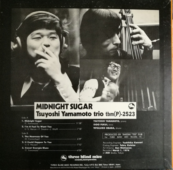 Master Release: Midnight Sugar by Tsuyoshi Yamamoto Trio