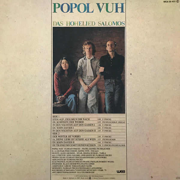 Master Release: Das Hohelied Salomos by Popol Vuh