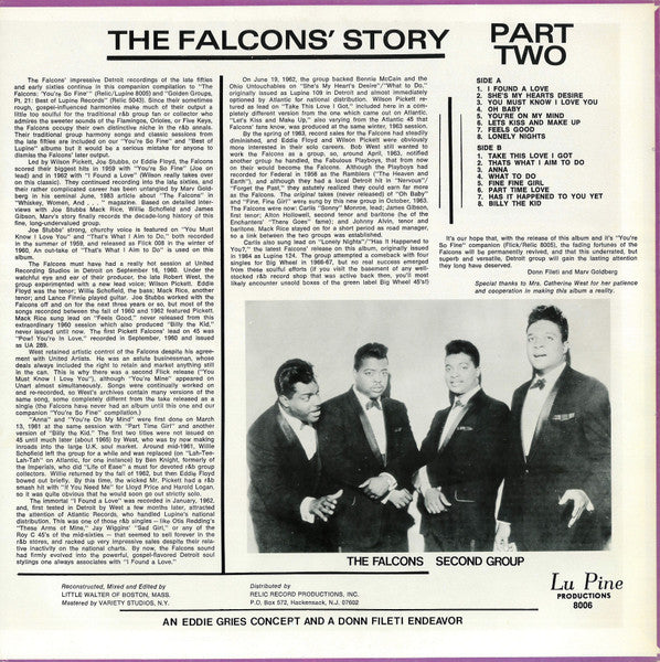 Master Release: I Found A Love (The Falcons' Story Part Two) by The Falcons