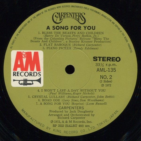A Song For You