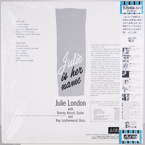 Release: Julie Is Her Name-Vinyl-Japan-1985-LBJ-70219-7195907