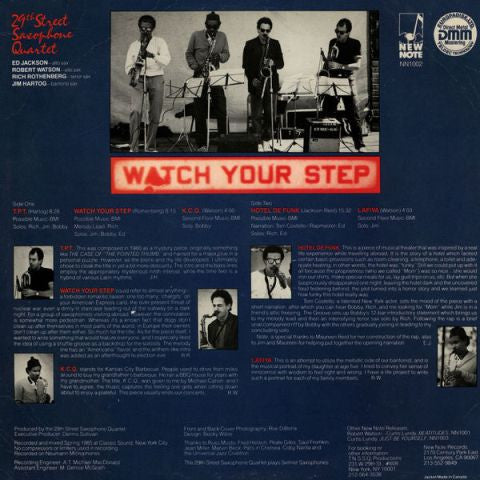 Master Release: Watch Your Step by 29th Street Saxophone Quartet