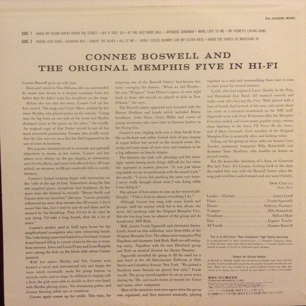 Connee Boswell And The Original Memphis Five In Hi-Fi