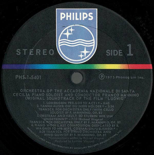Release: Ludwig (Original Soundtrack Recording)-Vinyl-US-1973-PHS 1-5401, PHS-1-5401-3605383