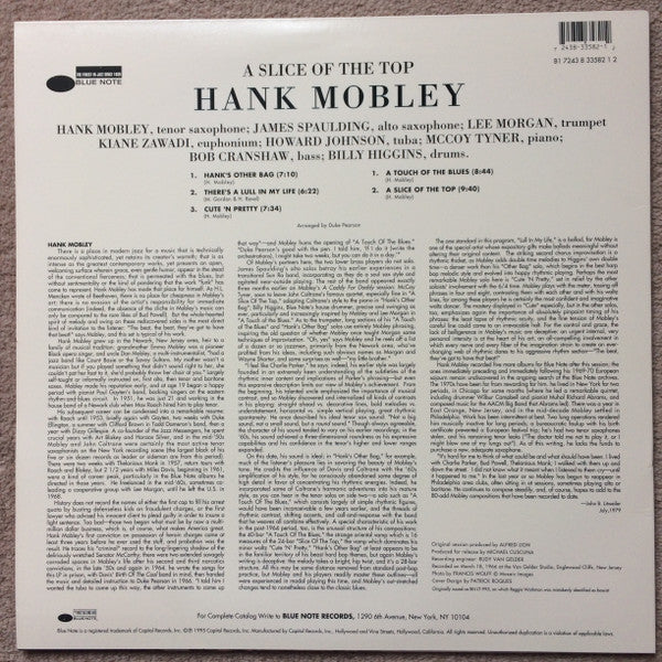 Release: A Slice Of The Top-Vinyl-US-1995-B1 7243 8 33582 1 2, B1-33582-4098614
