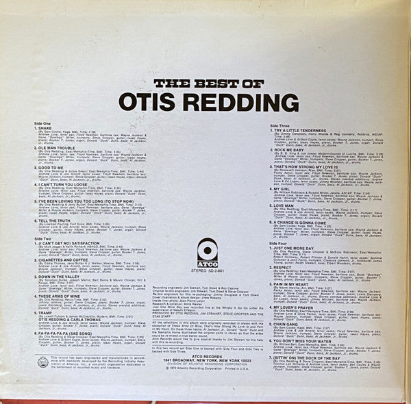 Release: The Best Of Otis Redding-Vinyl-US-None-SD 2-801-8467402